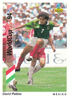 David Patino Mexico Upper Deck World Cup 1994 Preview Eng/Spa #37
